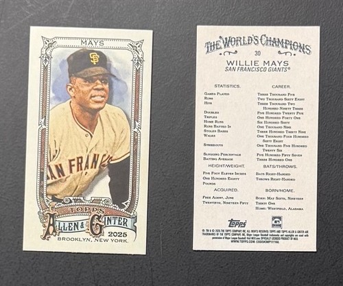 Willie mays giants 2025 - ,