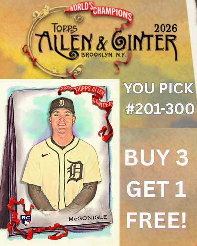 2026 topps allen ginter - allen, &