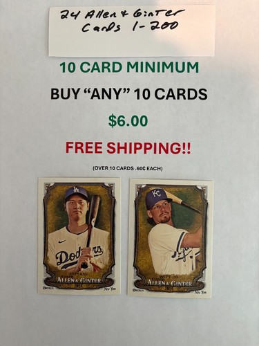 2024 allen ginter - 2024, cards