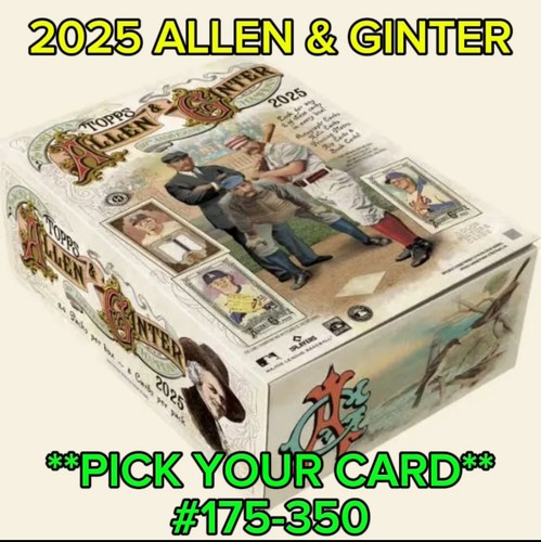 2025 topps allen ginter - allen, •